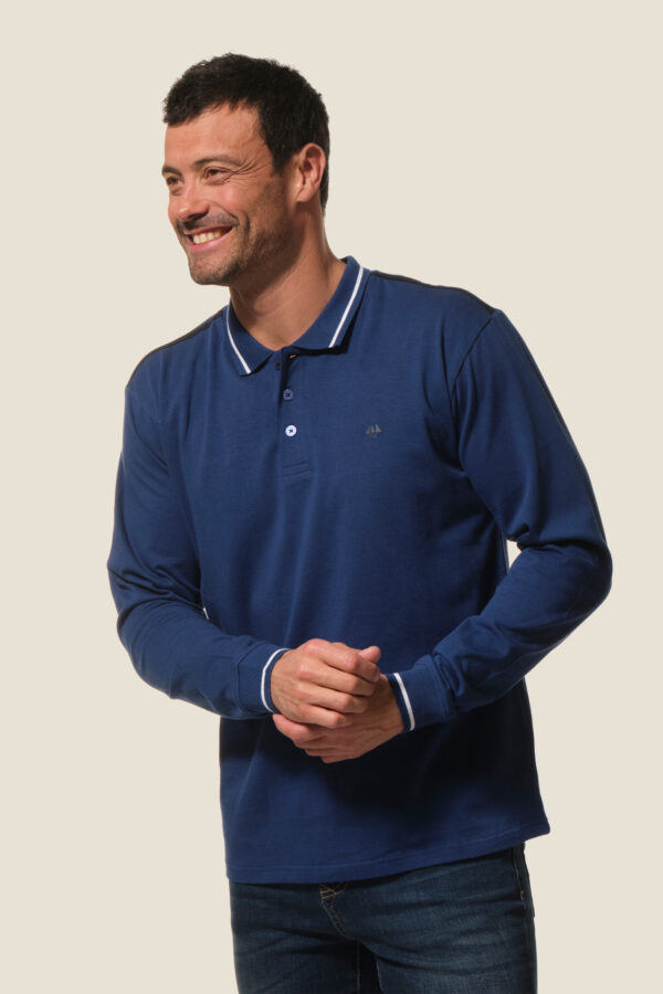 Polo homme manches longues Marcial