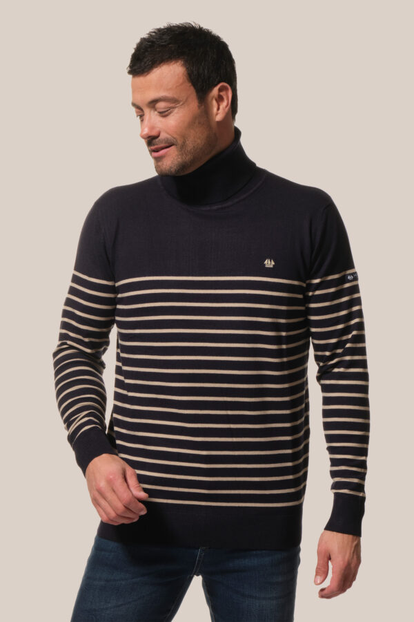 Pull homme col roulé Epinay