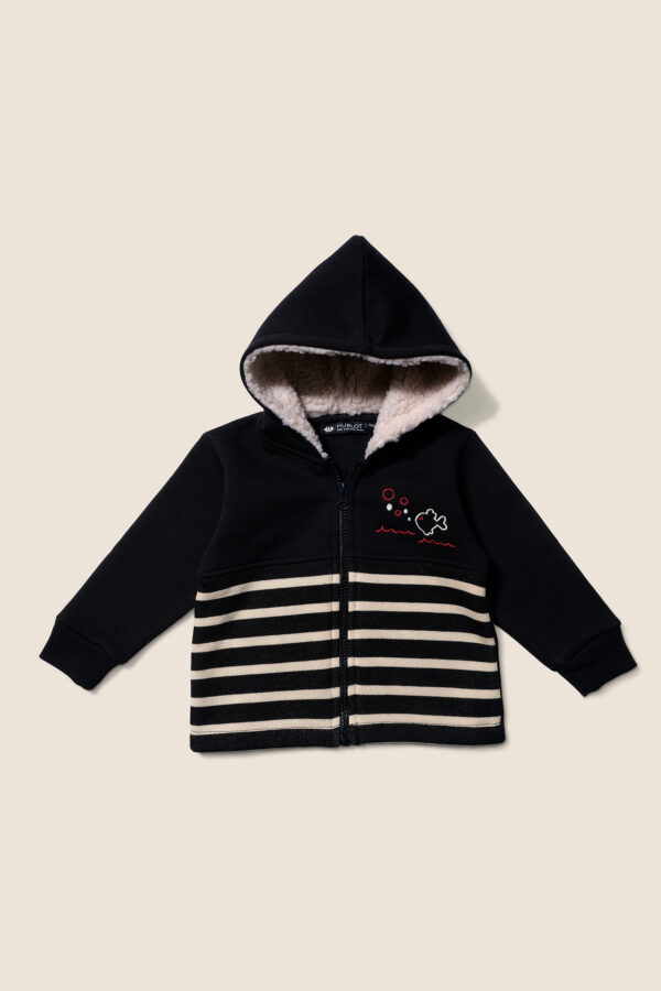 Veste bébé zippée Pollux