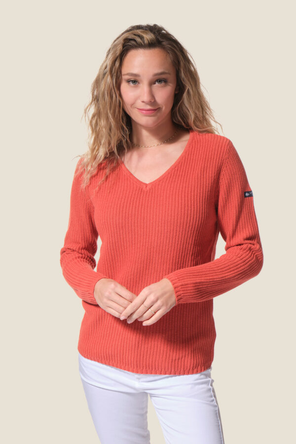 Pull femme en maille Pivoine