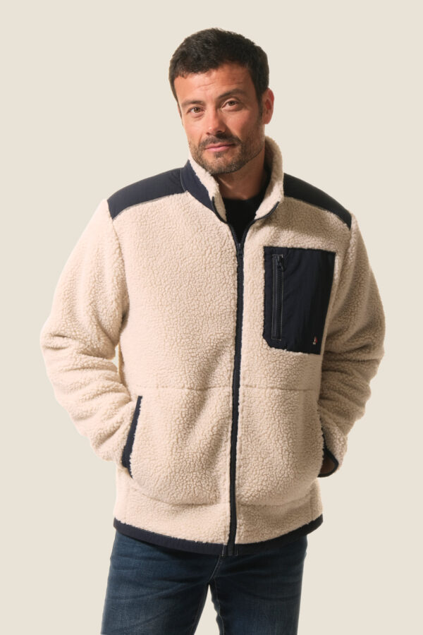 Veste homme en sherpa Gadiot