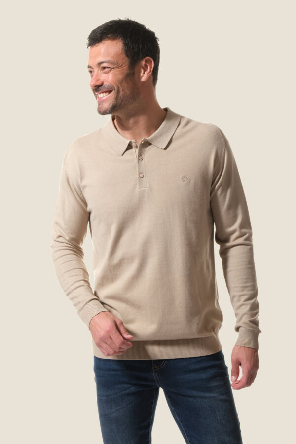 Pull homme col polo Ismere