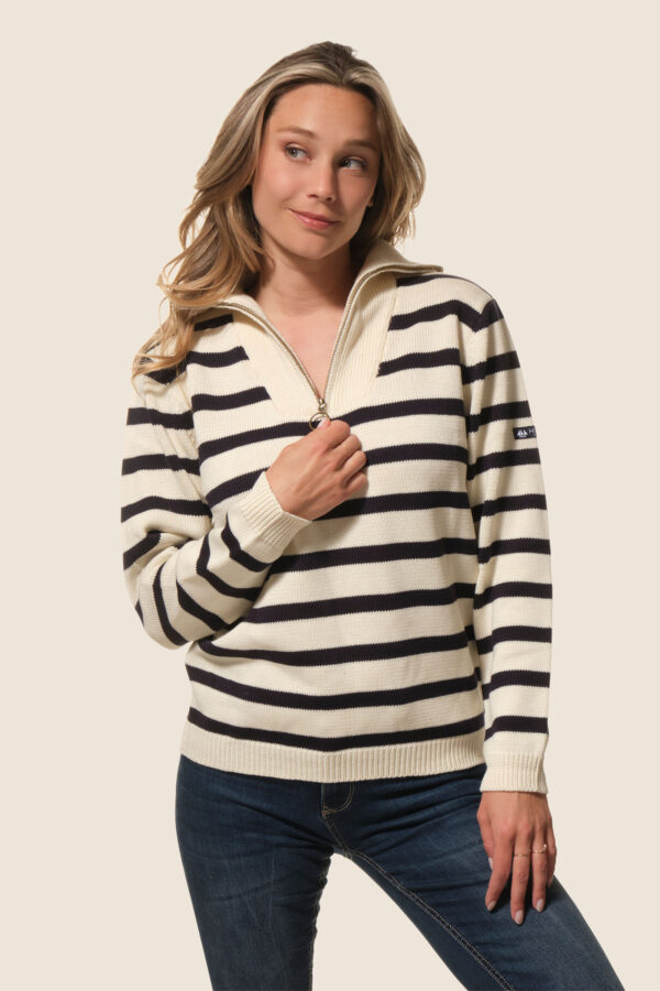 Pull femme col camionneur Vozia