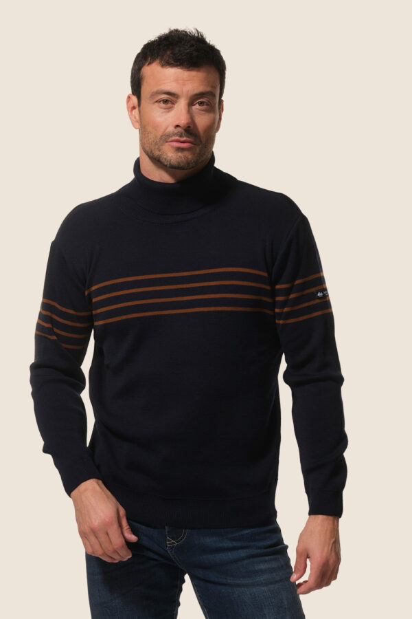 Pull homme col roulé Gareth