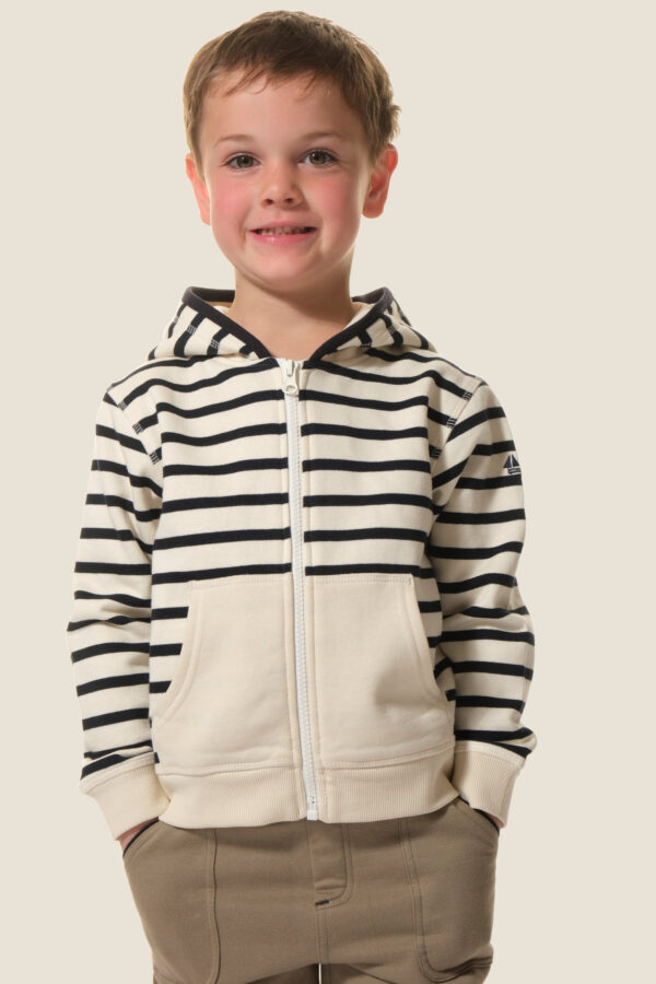 Veste enfant mixte zippée à capuche Zoello