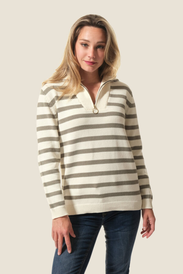 Pull femme col camionneur Vozia