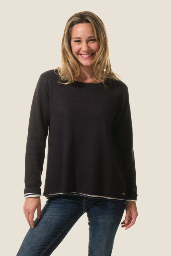 Pull femme effet 2 en 1 Fria