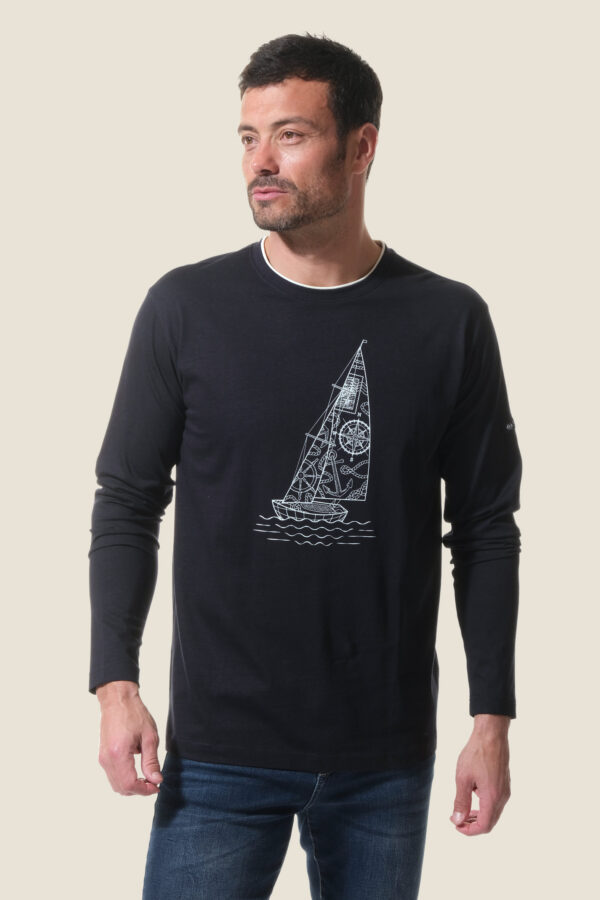 Tee-shirt homme manches longues Jemile