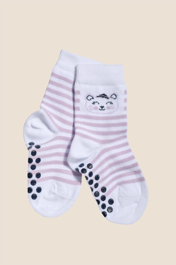 Chaussettes enfant antidérapantes chat