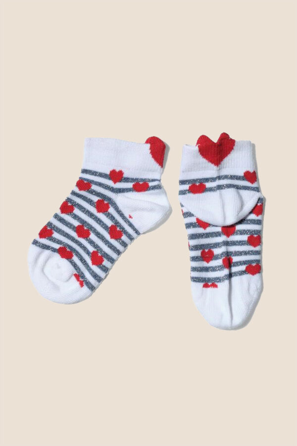 Chaussettes cœur enfant