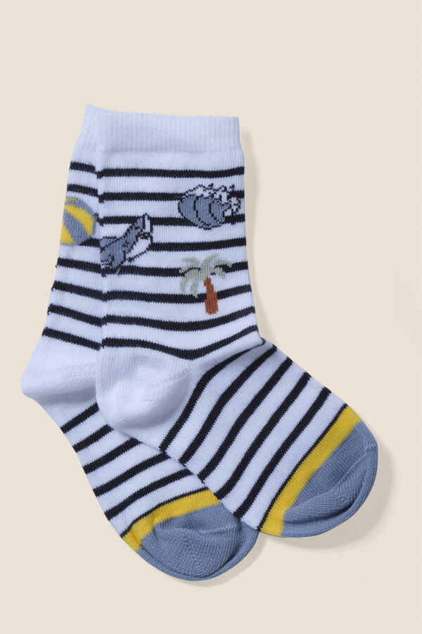 Chaussettes rayées enfant